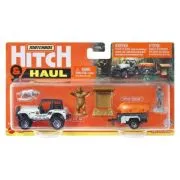 Set 2 vehicule scara 1: 64 Matchbox Hitch&amp;Haul 1988 Jeep 4x4 trailer trawler