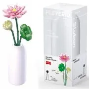 Set de Constructie Flowers Lotus, 258 piese, Sluban
