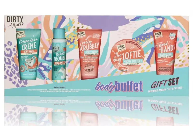 Set ingrijire corp - Body Buffet Gift Set | Dirty Works