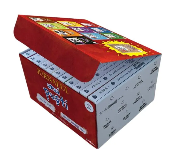 Set Jurnalul unui puști (Vol. 1-10 + Jurnalul meu) - Paperback brosat - Jeff Kinney - Arthur