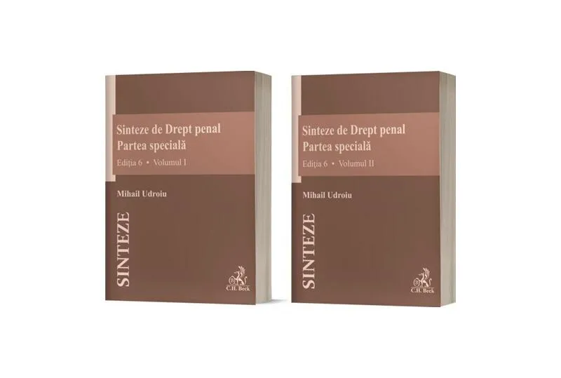 Sinteze de Drept penal. Partea specială (Vol. 1 + Vol. 2) - Paperback brosat - Mihail Udroiu - C.H. Beck