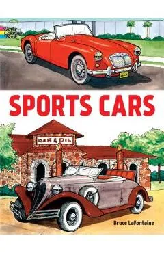 Sports Cars Coloring Book - Bruce Lafontaine