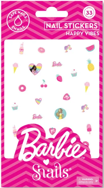 Stickere pentru unghii - Barbie - Happy Vibes | Snails