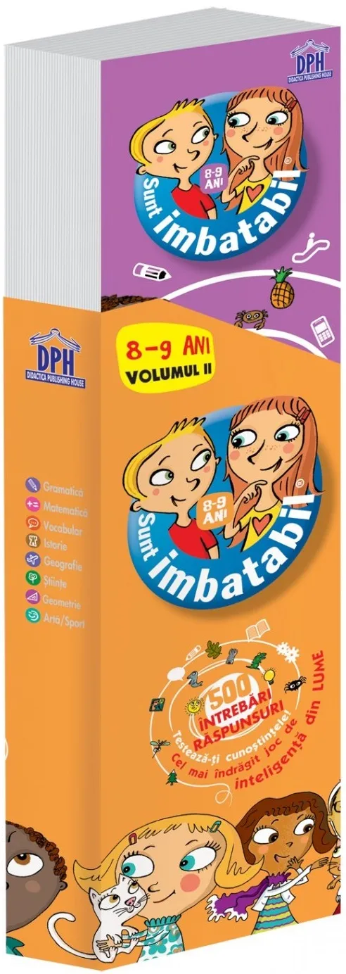 Sunt imbatabil - Intrebari si raspunsuri - 8-9 ani - Volumul 2 |