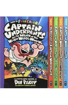 The Captain Underpants Colossal Color Collection (Captain Underpants #1-5 Boxed Set) - Dav Pilkey