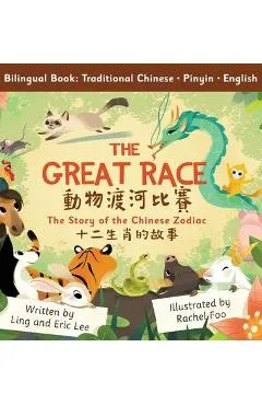 The Great Race: Story of the Chinese Zodiac (Traditional Chinese, English, Pinyin) - Ling Lee