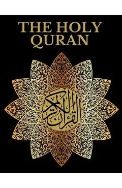 The holy Quran: Clear & Easy To Read With English in black - Alae El Alaoui