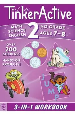 Tinkeractive Workbooks: 2nd Grade Bind-Up: Math, Science, English Language Arts - Enil Sidat