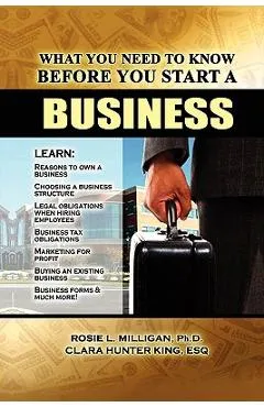 What You Need to Know Before You Start a Business - Rosie L. Milligan