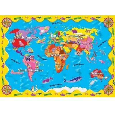 World Map Desk Protector |
